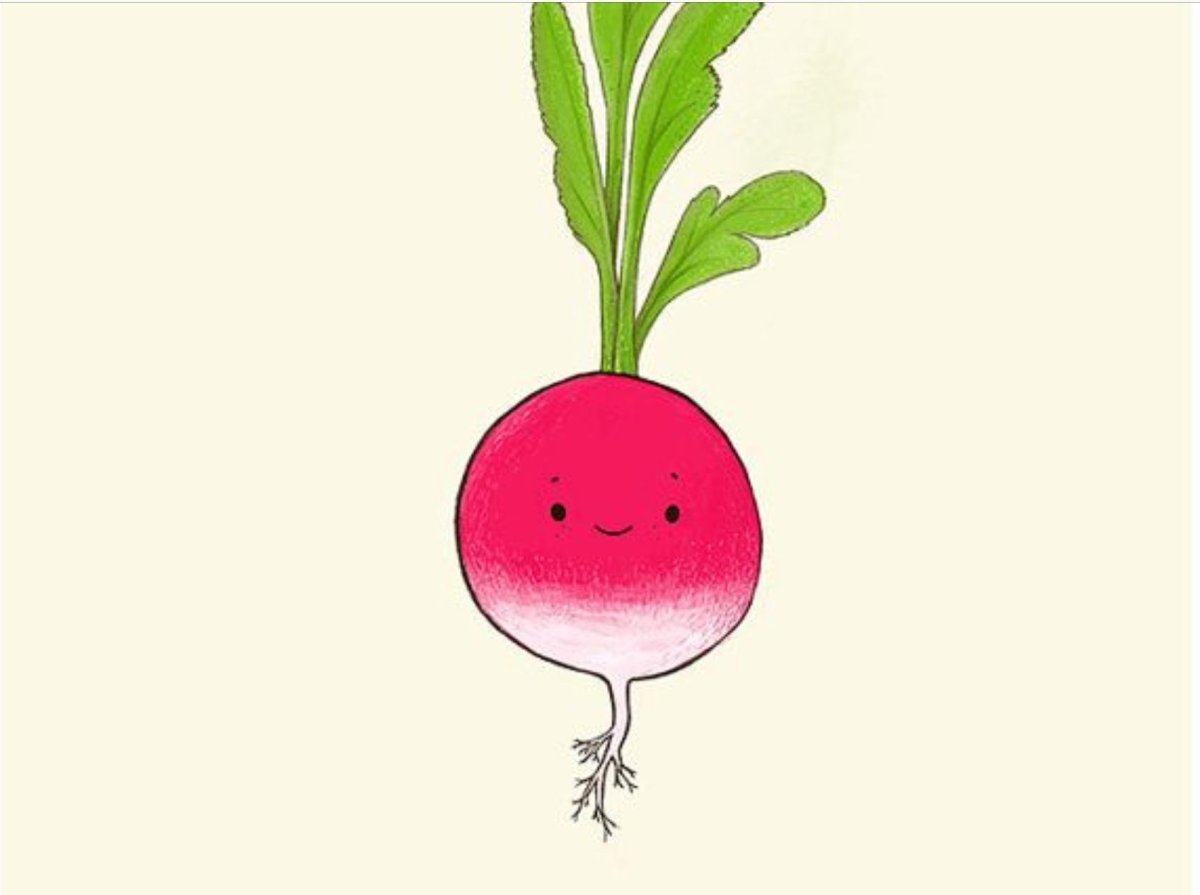 Редиска с глазками для детей