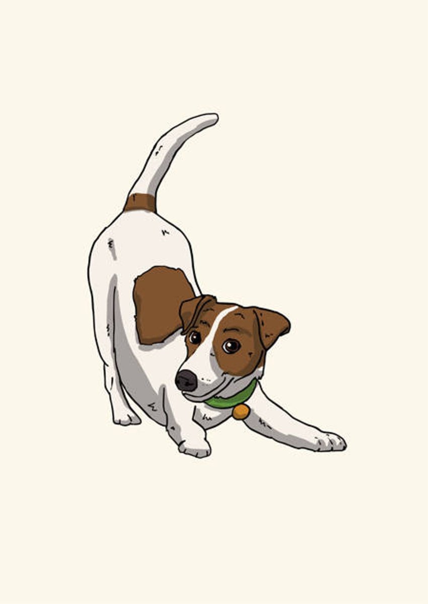 Джек Рассел терьер мультяшные