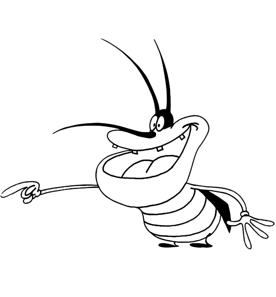 Огги и тараканы рисунок