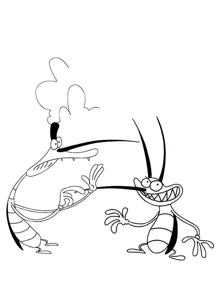 Раскраска Тараканище Чуковского