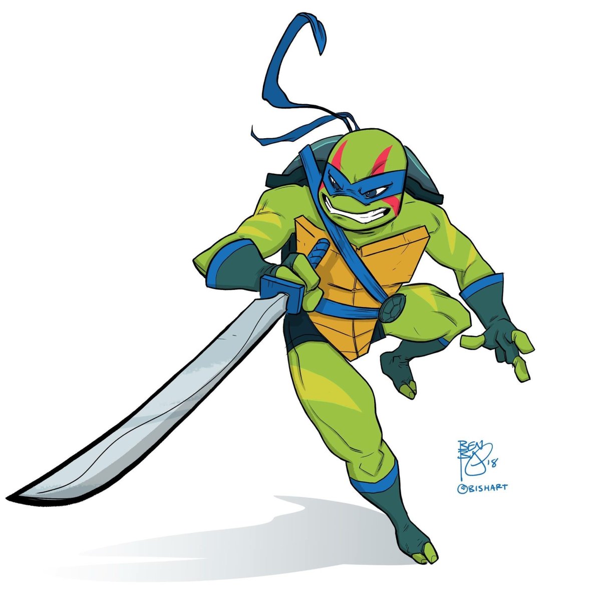 Эволюция черепашек ниндзя Лео