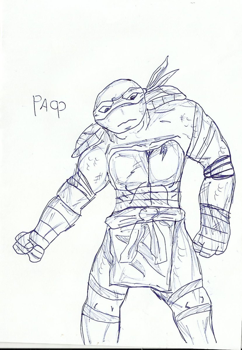 Картинки для срисовки Черепашки ниндзя