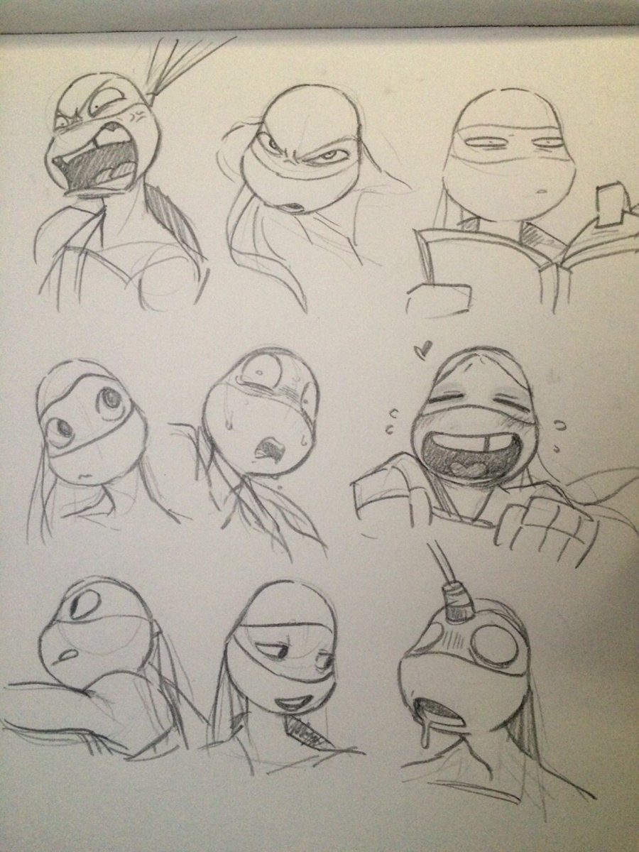 Черепашки ниндзя 2012 скетчи