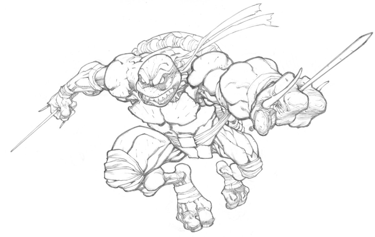 Как нарисовать Рафаэля