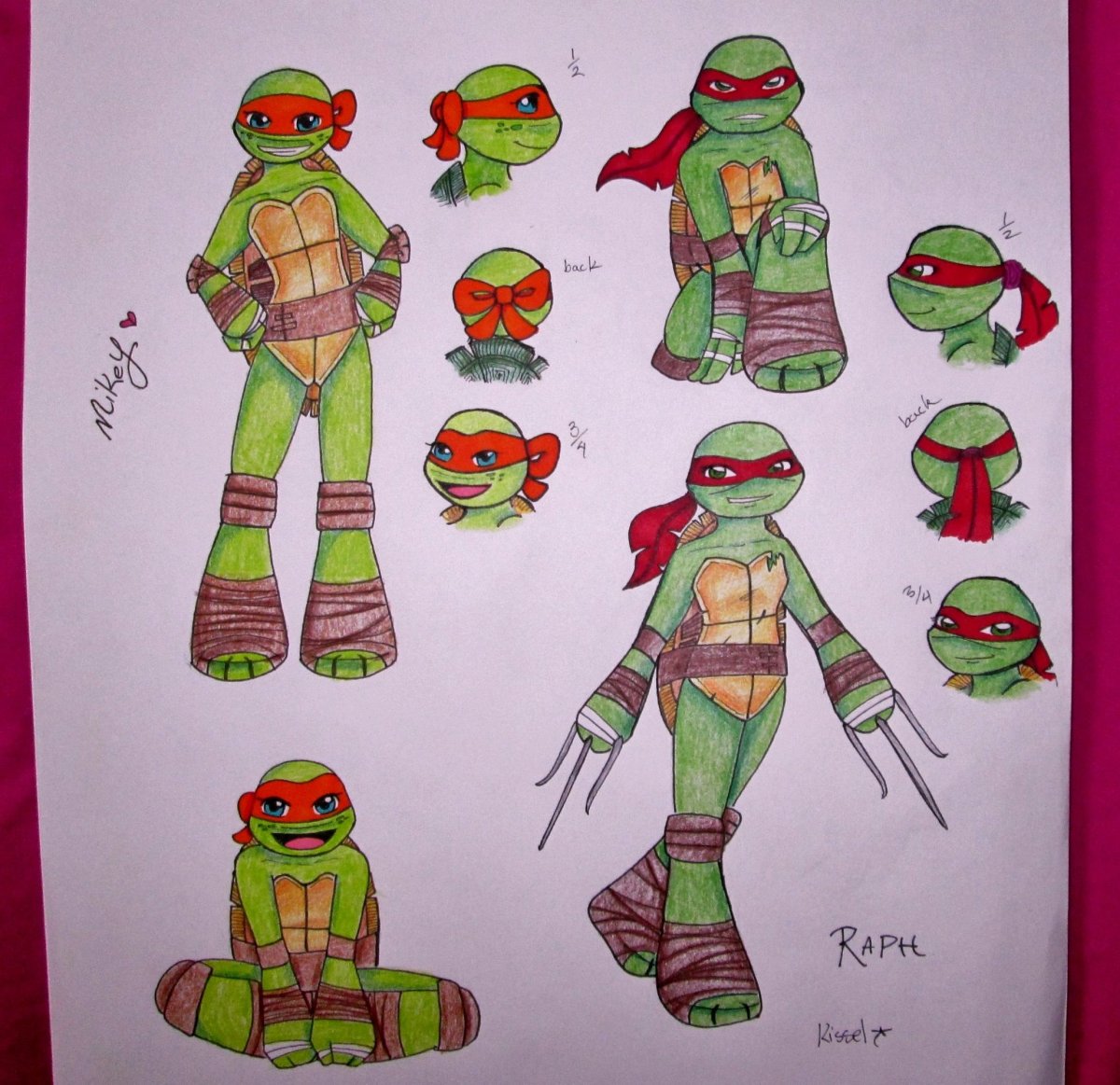 Черепашки ниндзя гендербенд