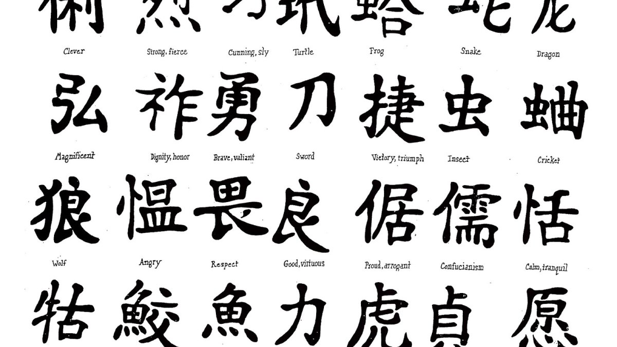 Японский иероглиф красота