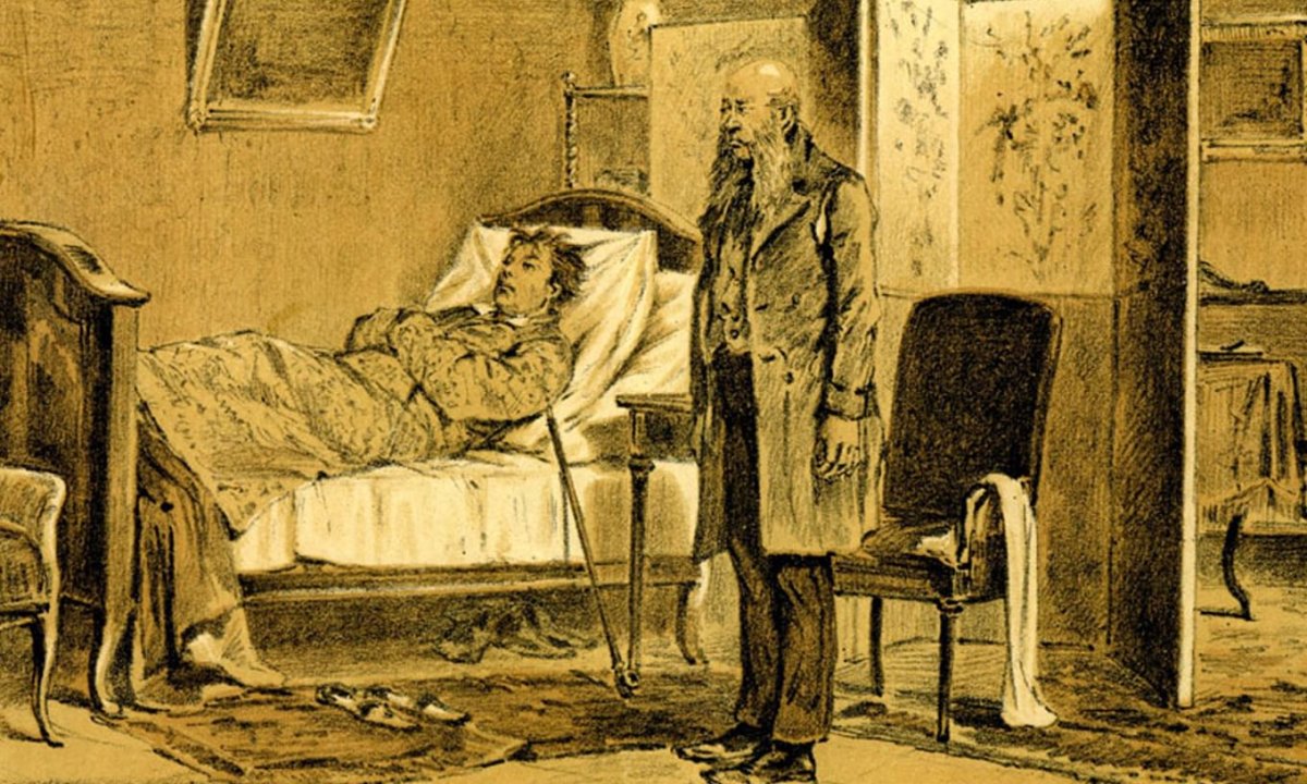 Иллюстрации к роману Обломов Гончарова