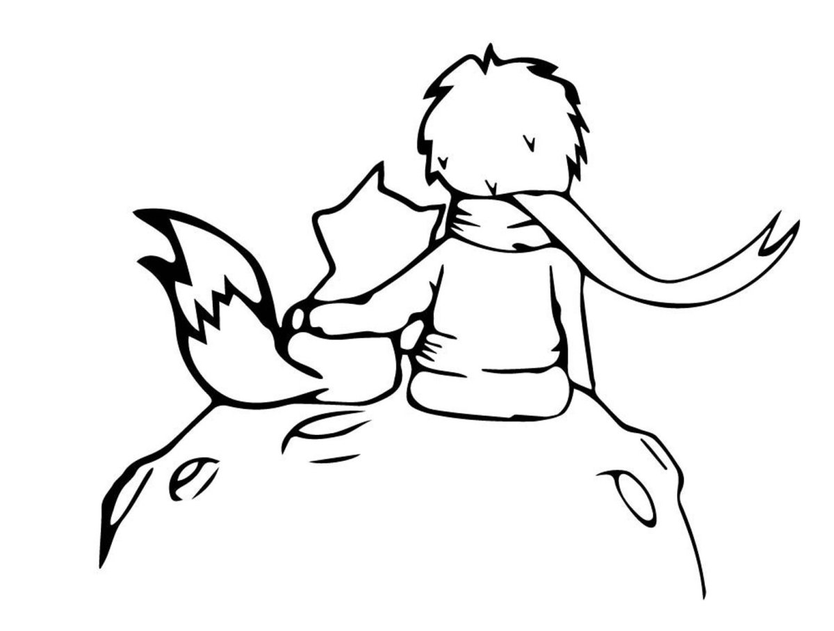 Маленький принц иллюстрации Экзюпери