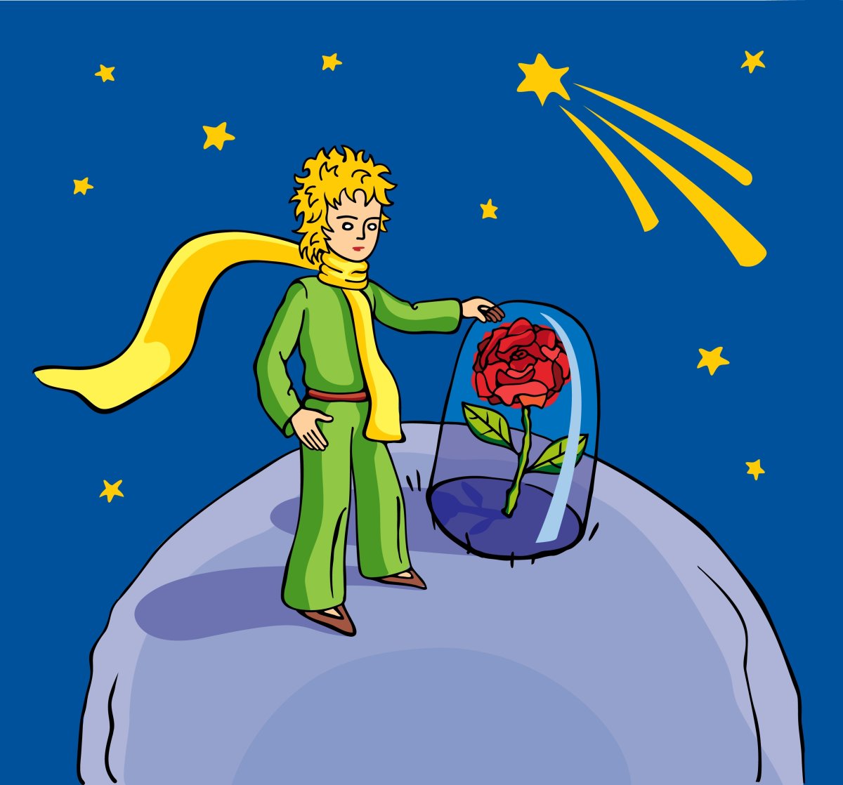 Маленький принц рисунок