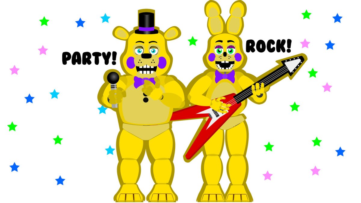 FNAF 1 Голден Фредди