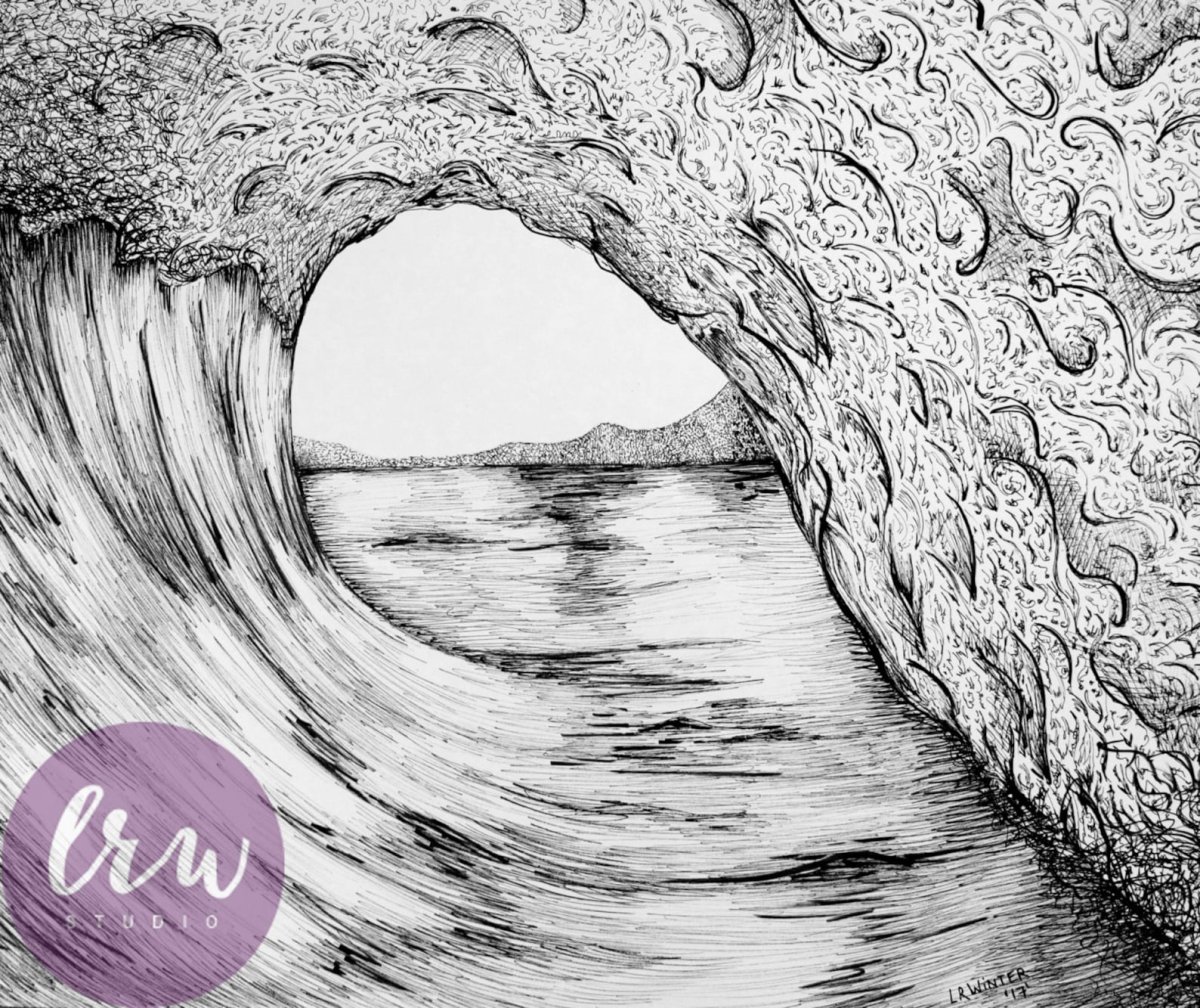 Нарисовать море