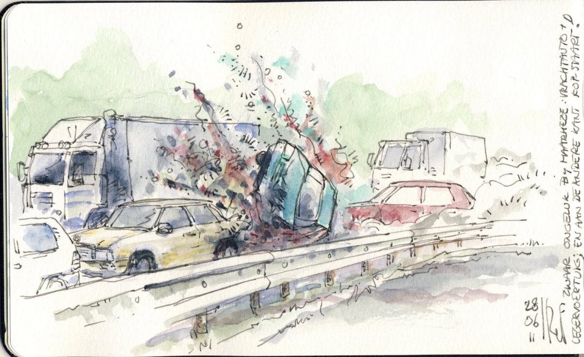 Дорожно транспортное происшествие изображение на прозрачном фоне