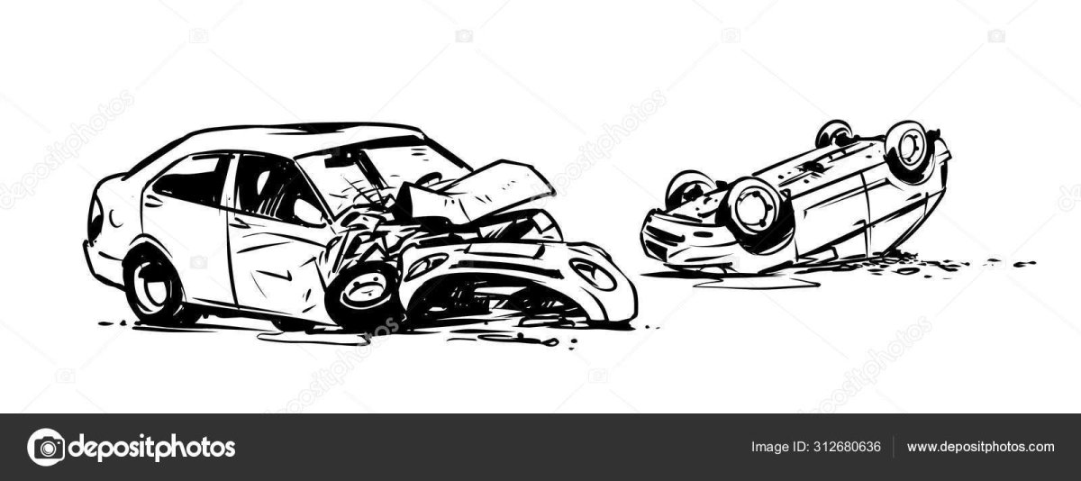 ДТП рисунок