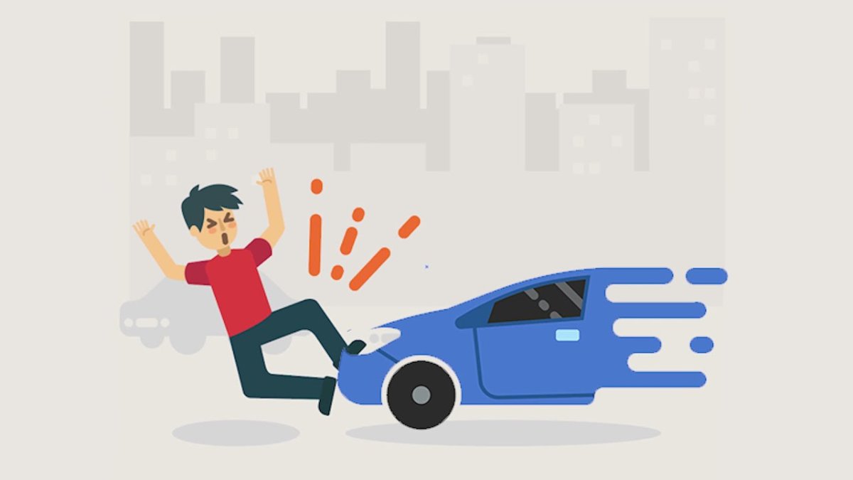 ДТП девочка рисунок