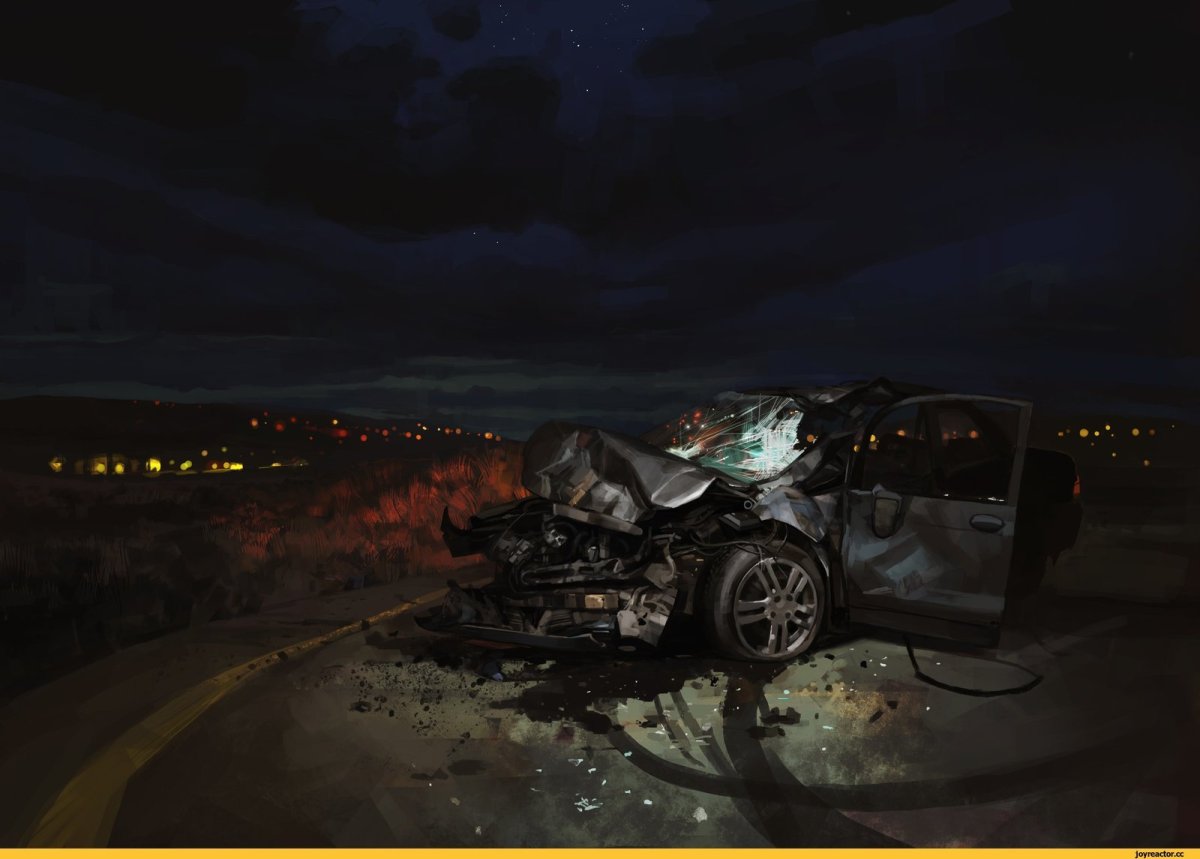 Столкновение рисунок юмор