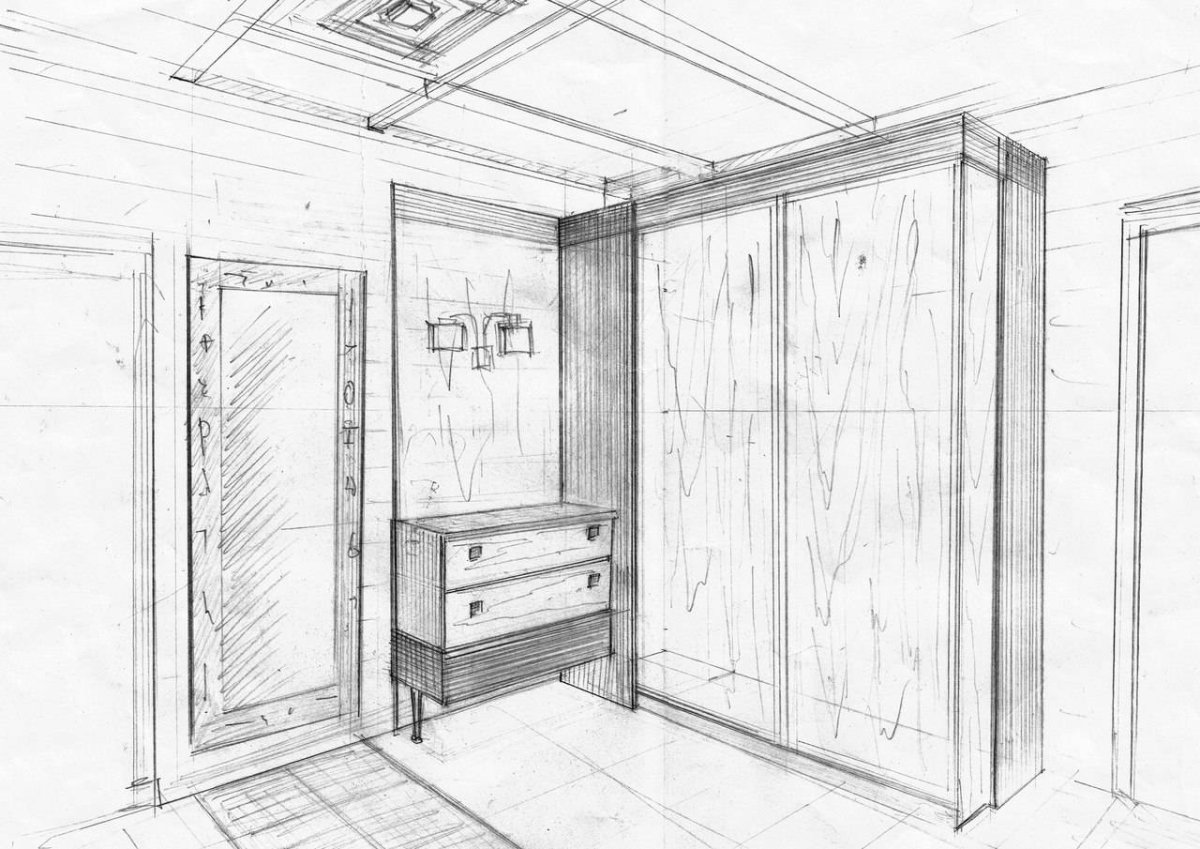 Эскиз прихожей