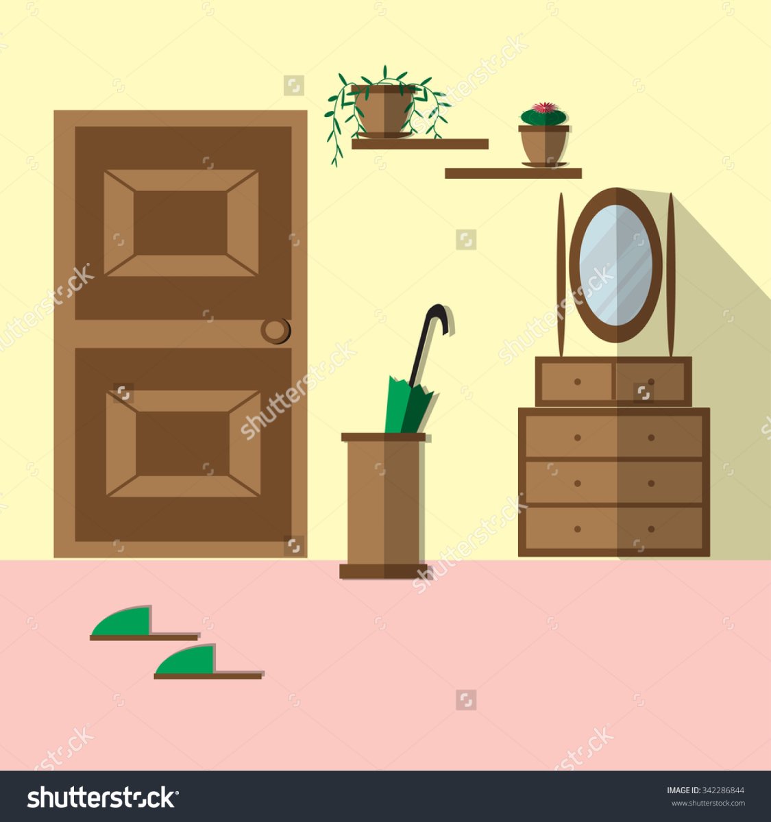 Мультяшная прихожая