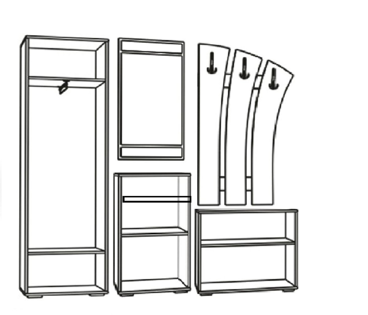 Прихожая премиум 1.18 BMS