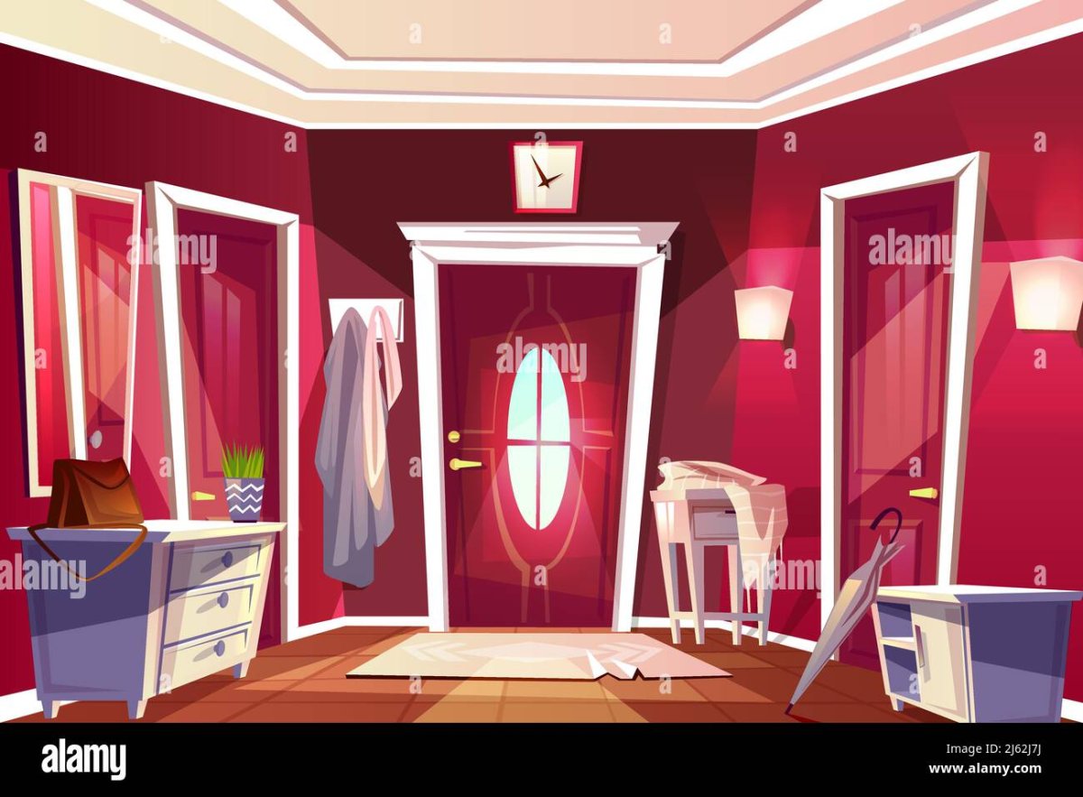 Комната коридор рисунок