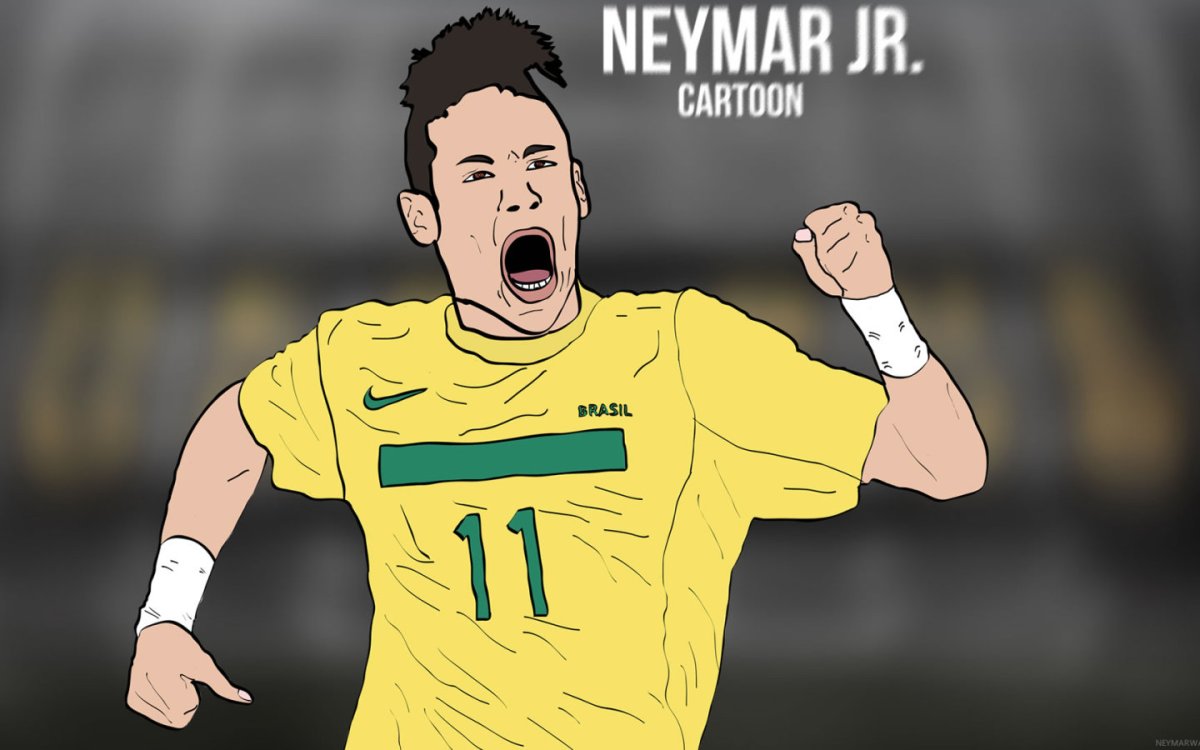 Мультяшные футболисты Неймар