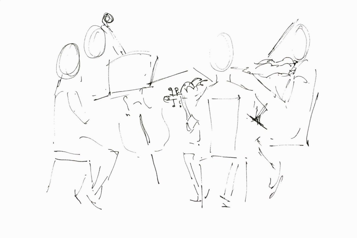 Оркестр рисунок для детей