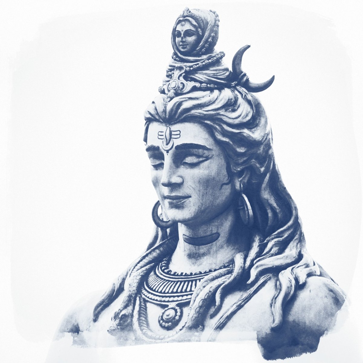 Бог Шива рисунок