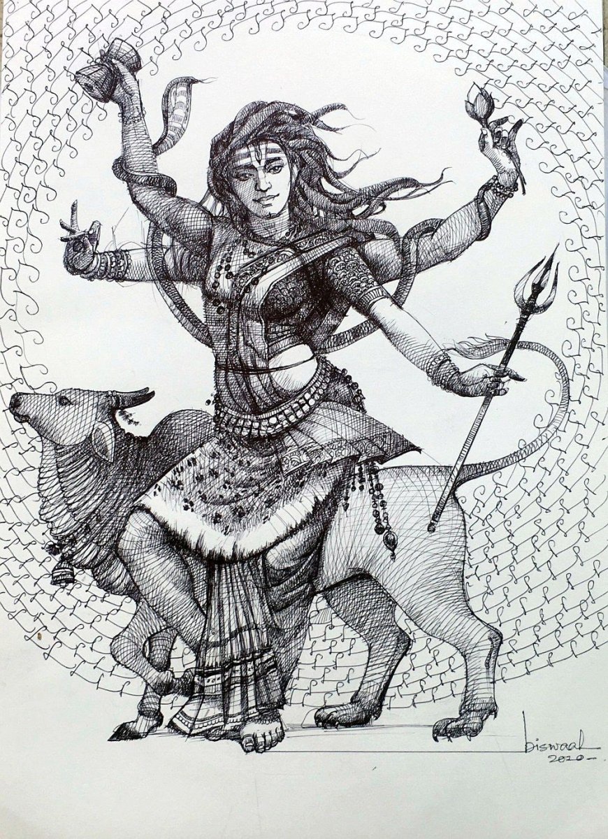 Богиня Кали арт