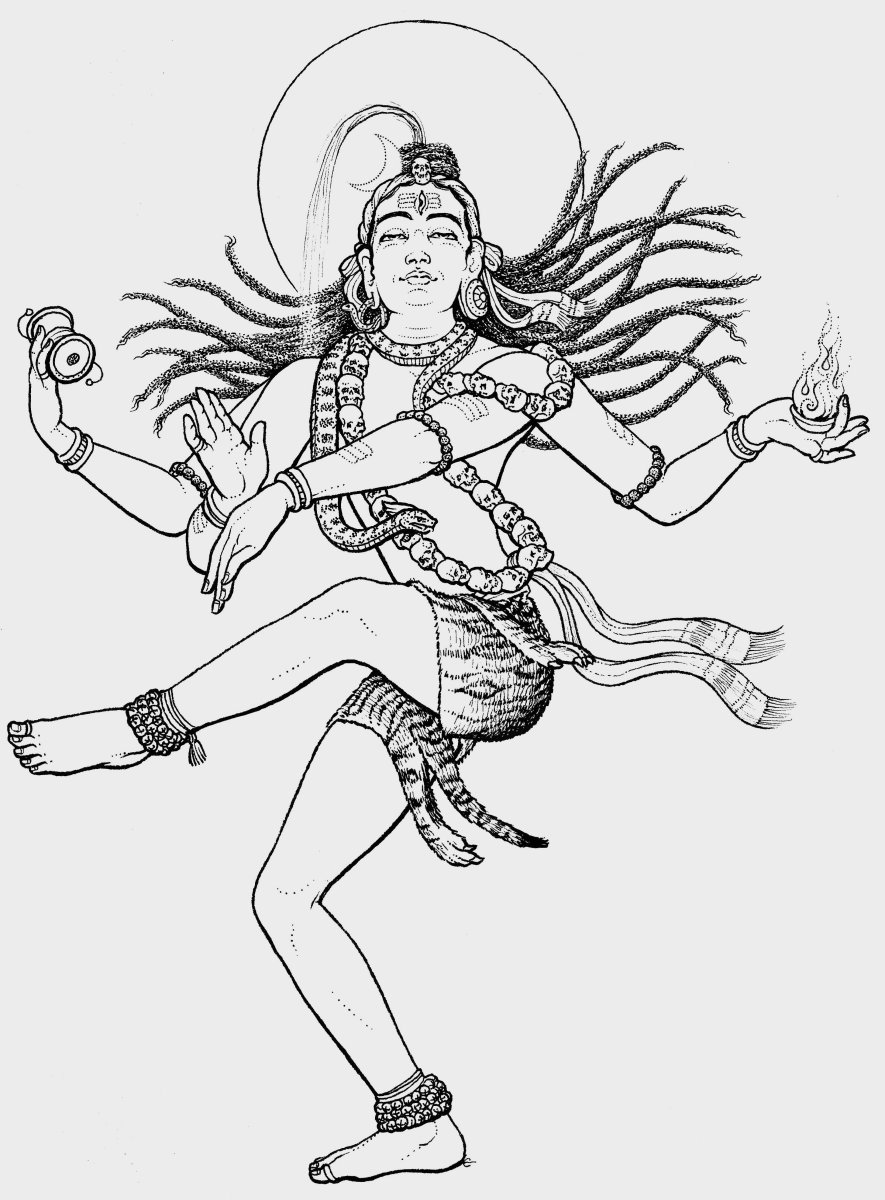 Шива в лотосе