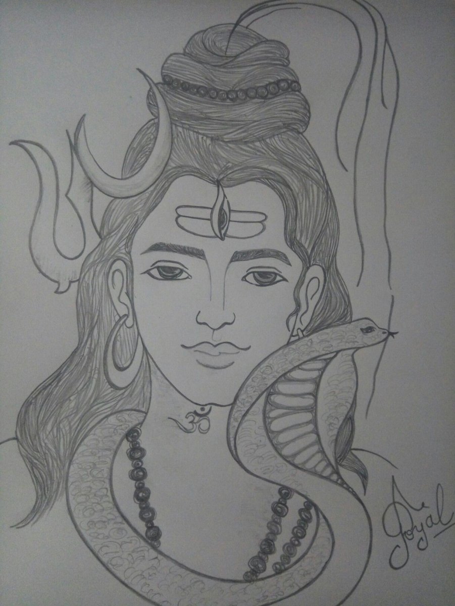 Шакти эскиз лицо