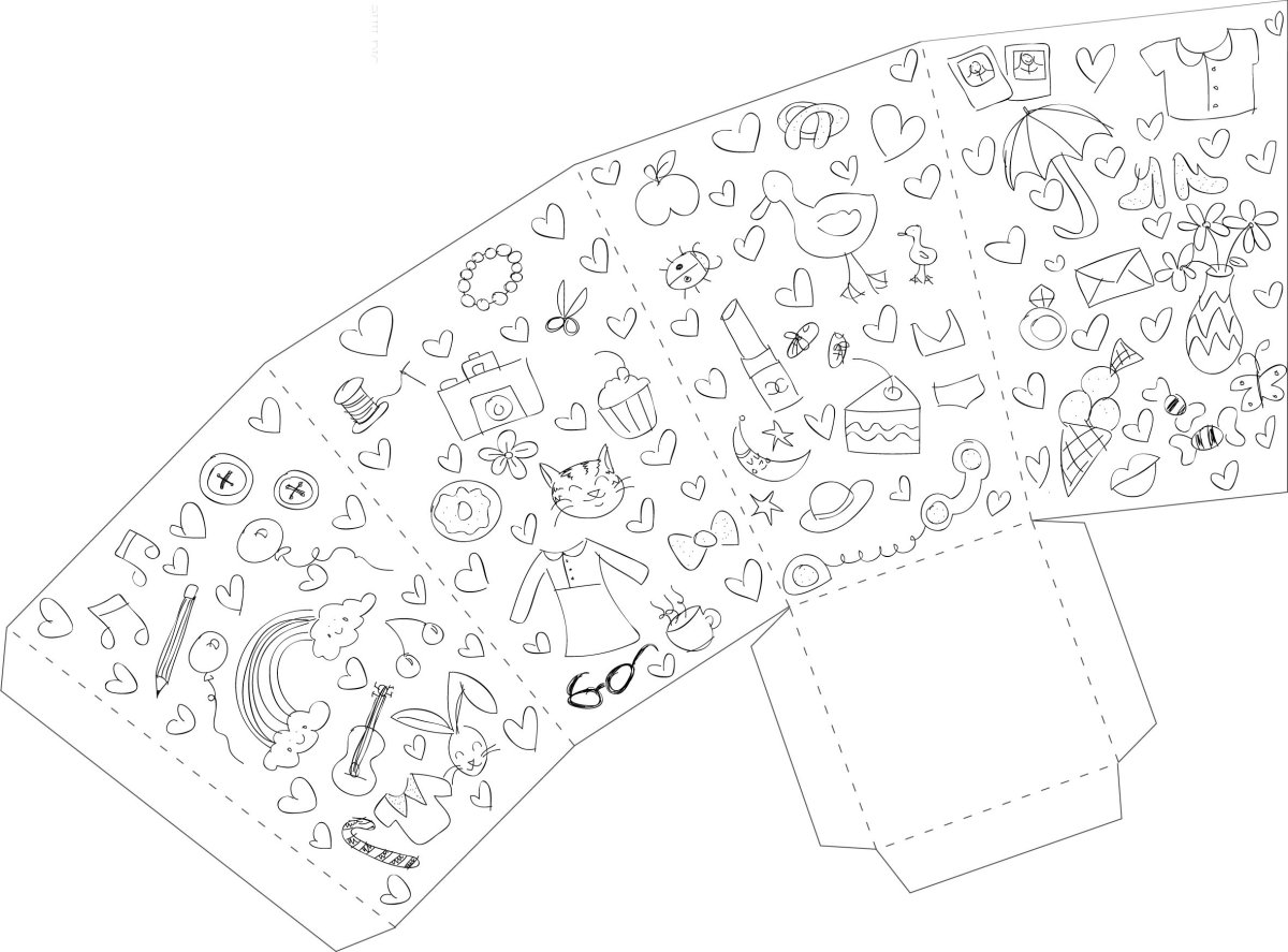 Закладки раскраски