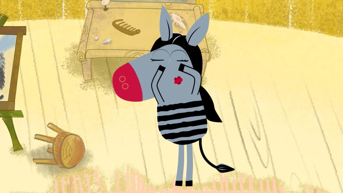 Зебра в клеточку мультфильм