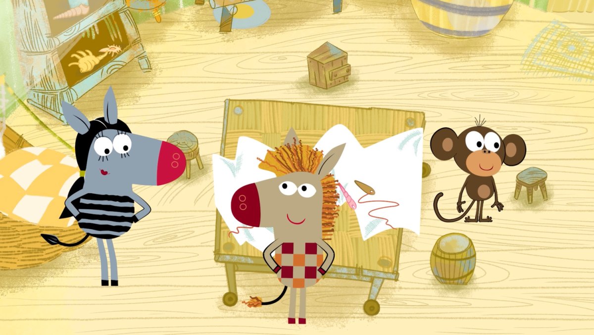 Яна из мультика Зебра в клеточку