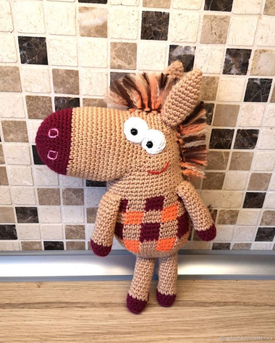 Игрушки Зебра в клеточку из мультфильма