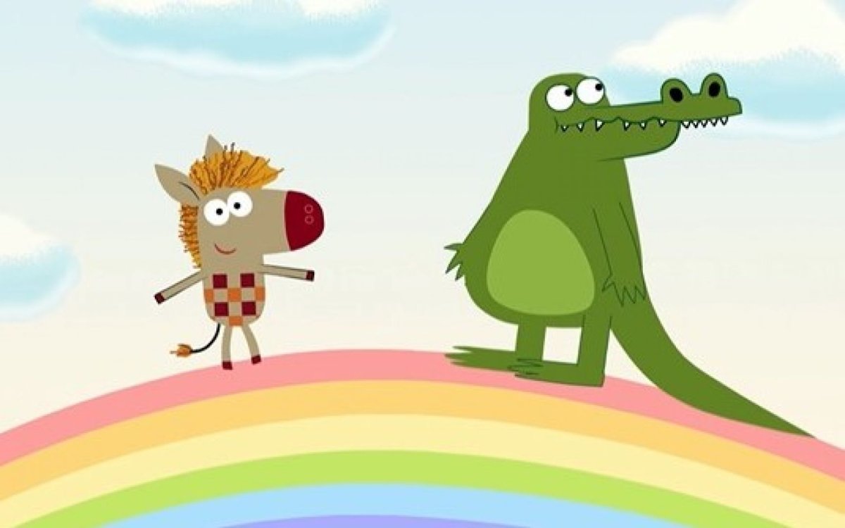 Герои мультика Зебра в клеточку