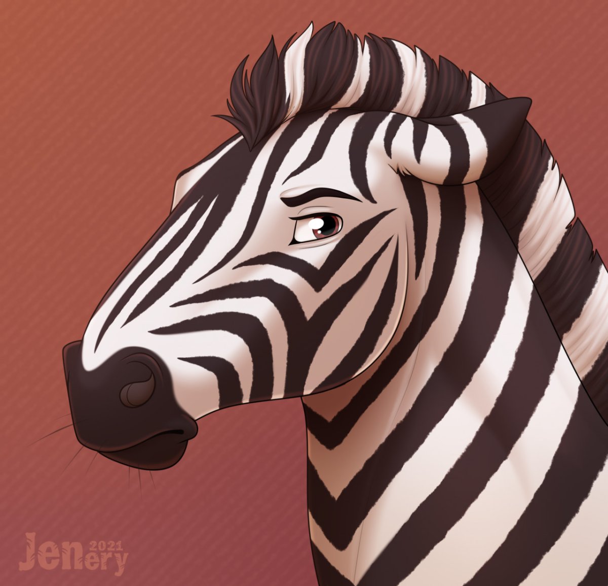 Зебра в клеточку аппликация