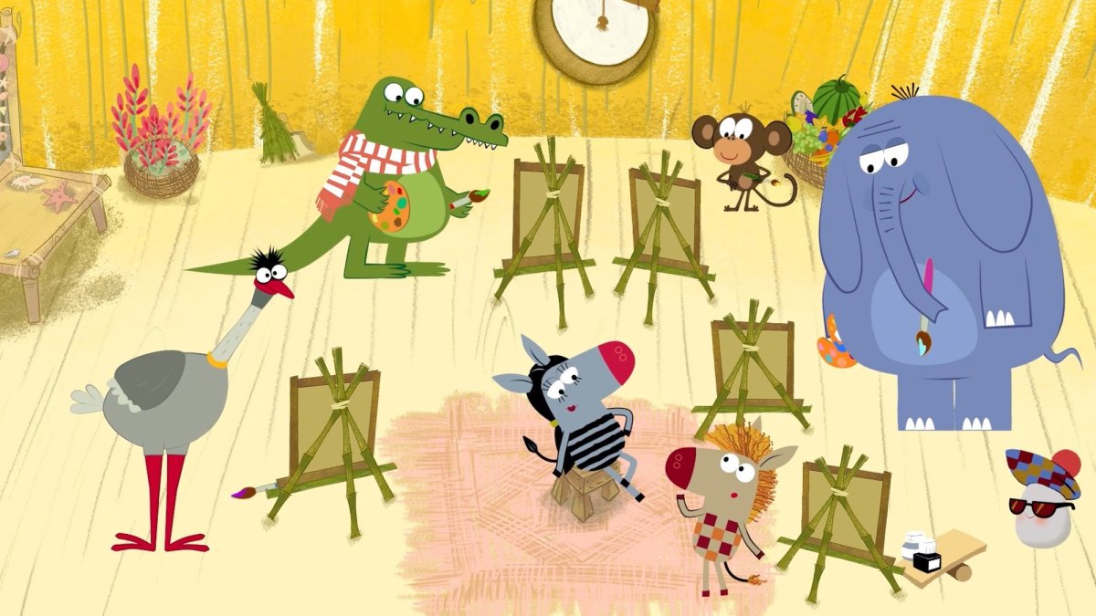 Зебра в клетке мультфильм 2020