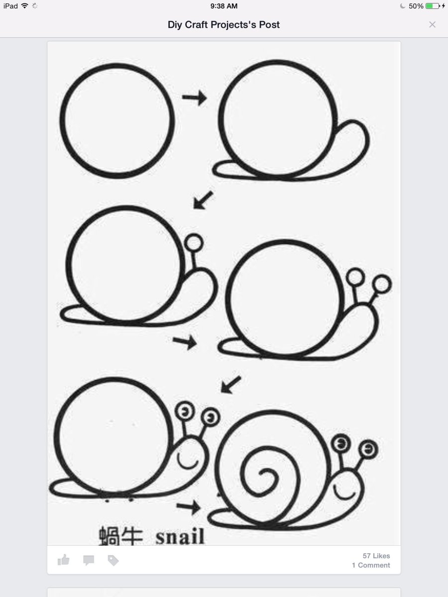 Схемы рисования для малышей