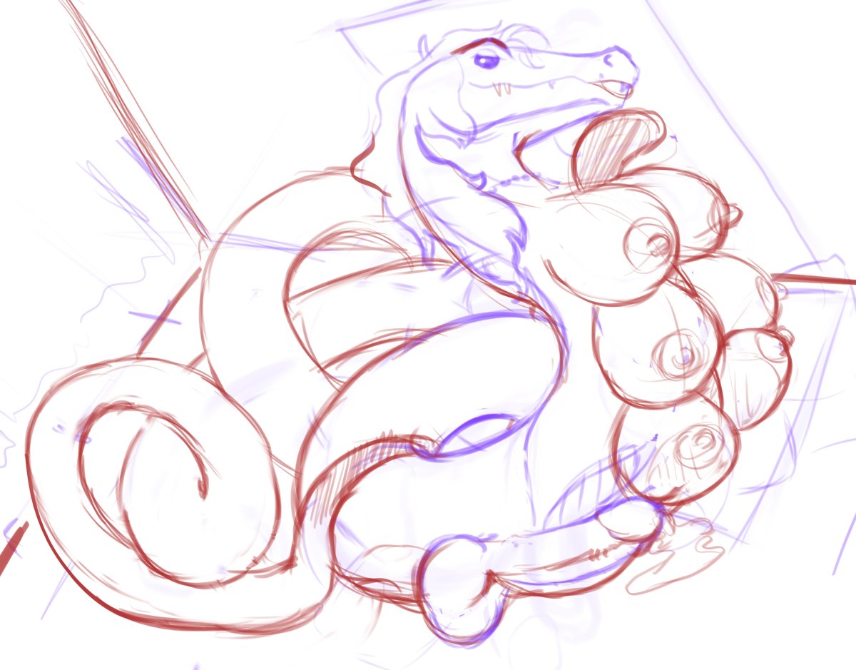 Рисунки для срисовки змея