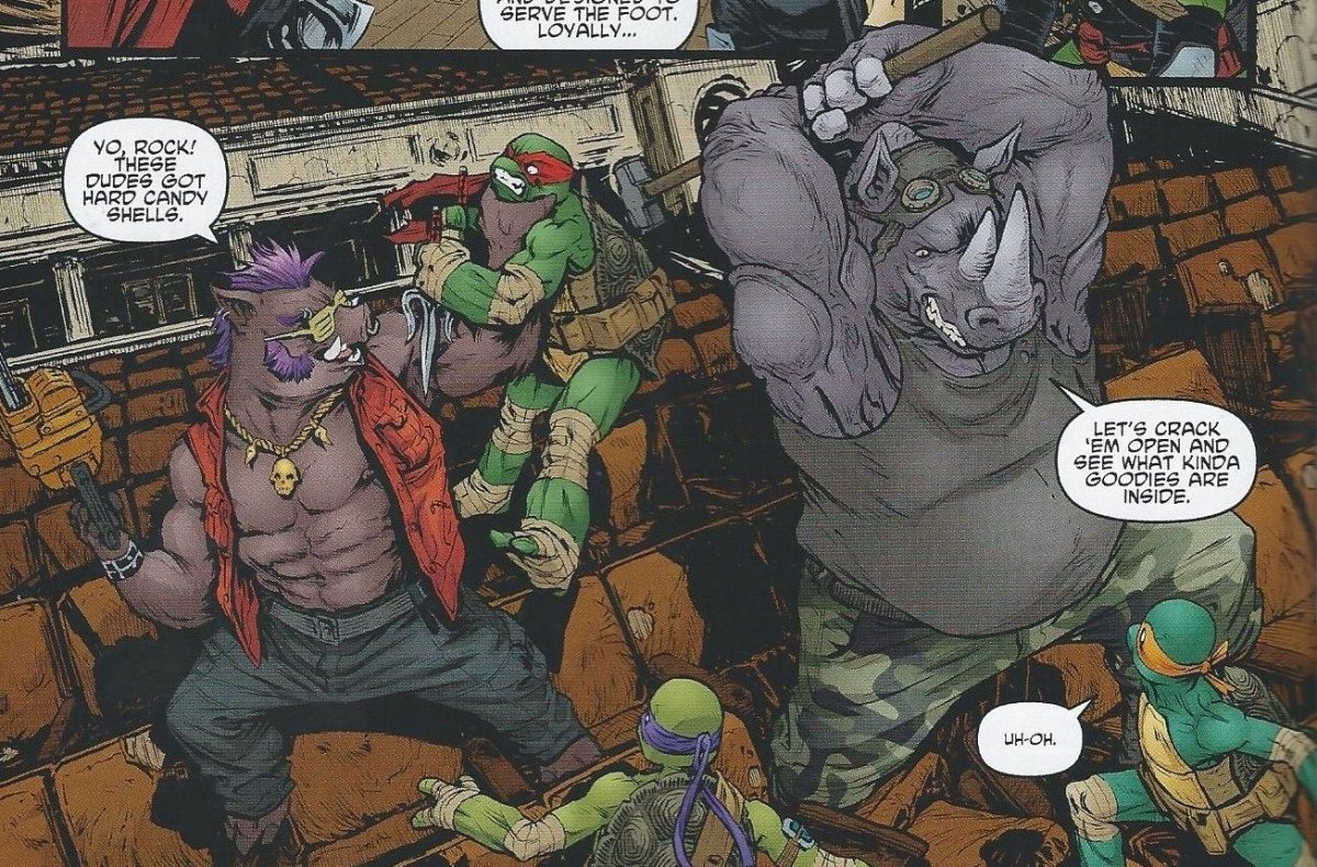 Эволюция черепашек ниндзя Бибоп и рокстеди