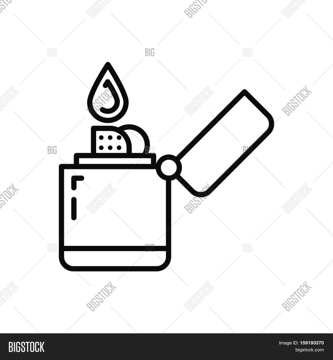 Зажигалка контур