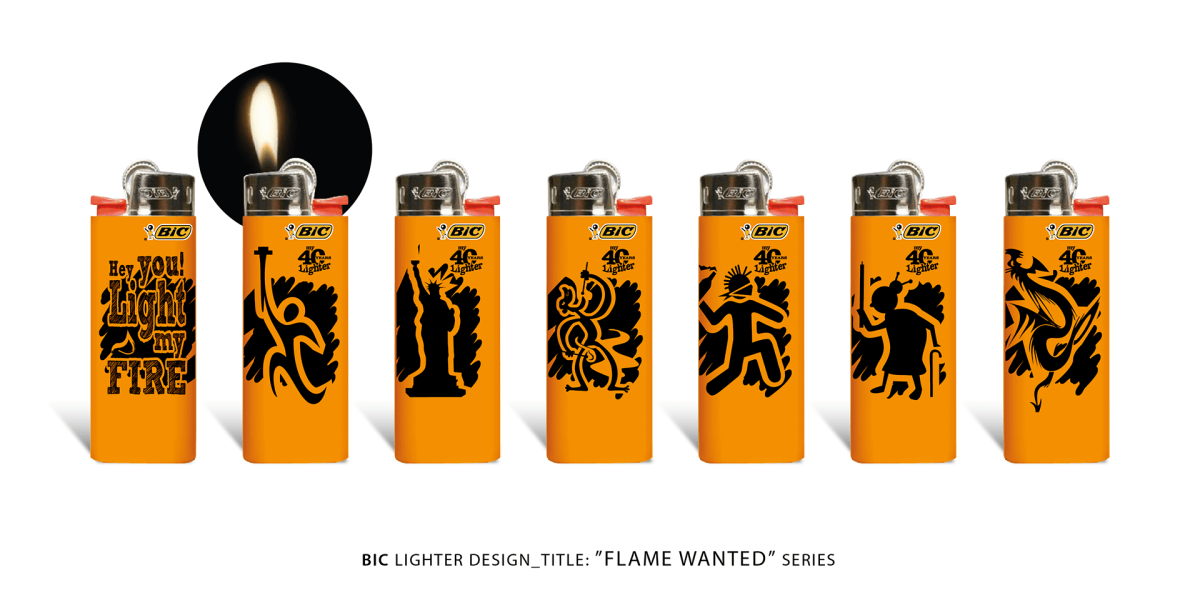 Зажигалка рисунок