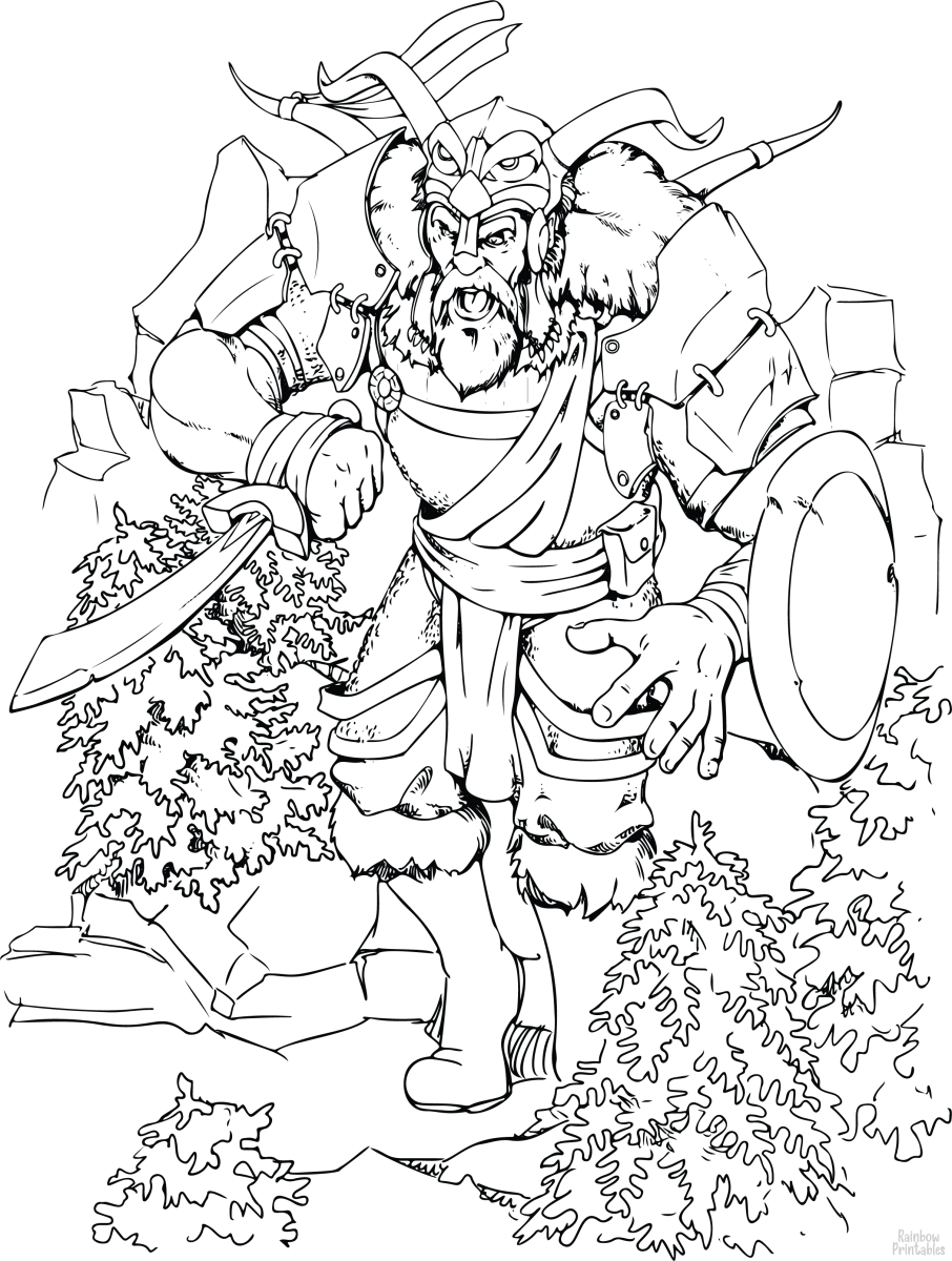 Великан рисунок карандашом