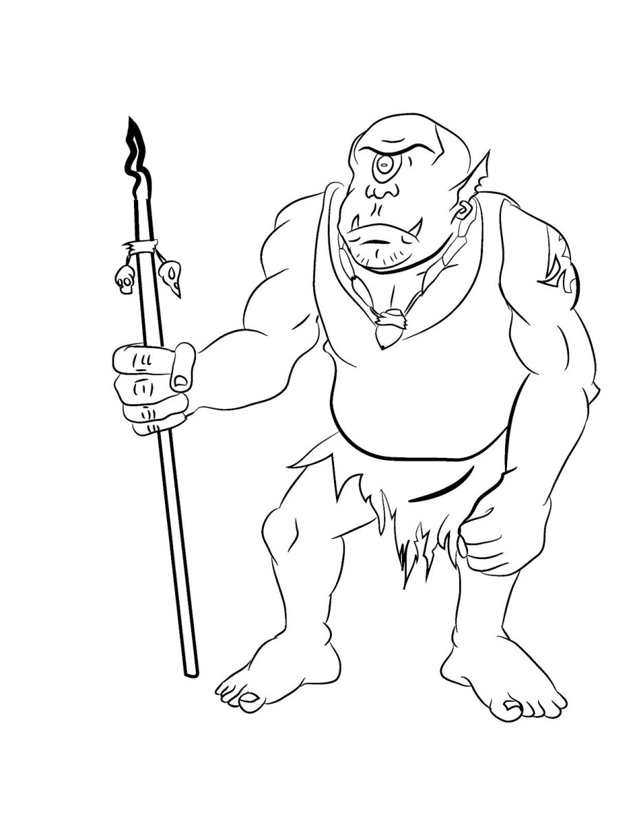 Раскраски к сказке мальчик с пальчик Шарля Перро