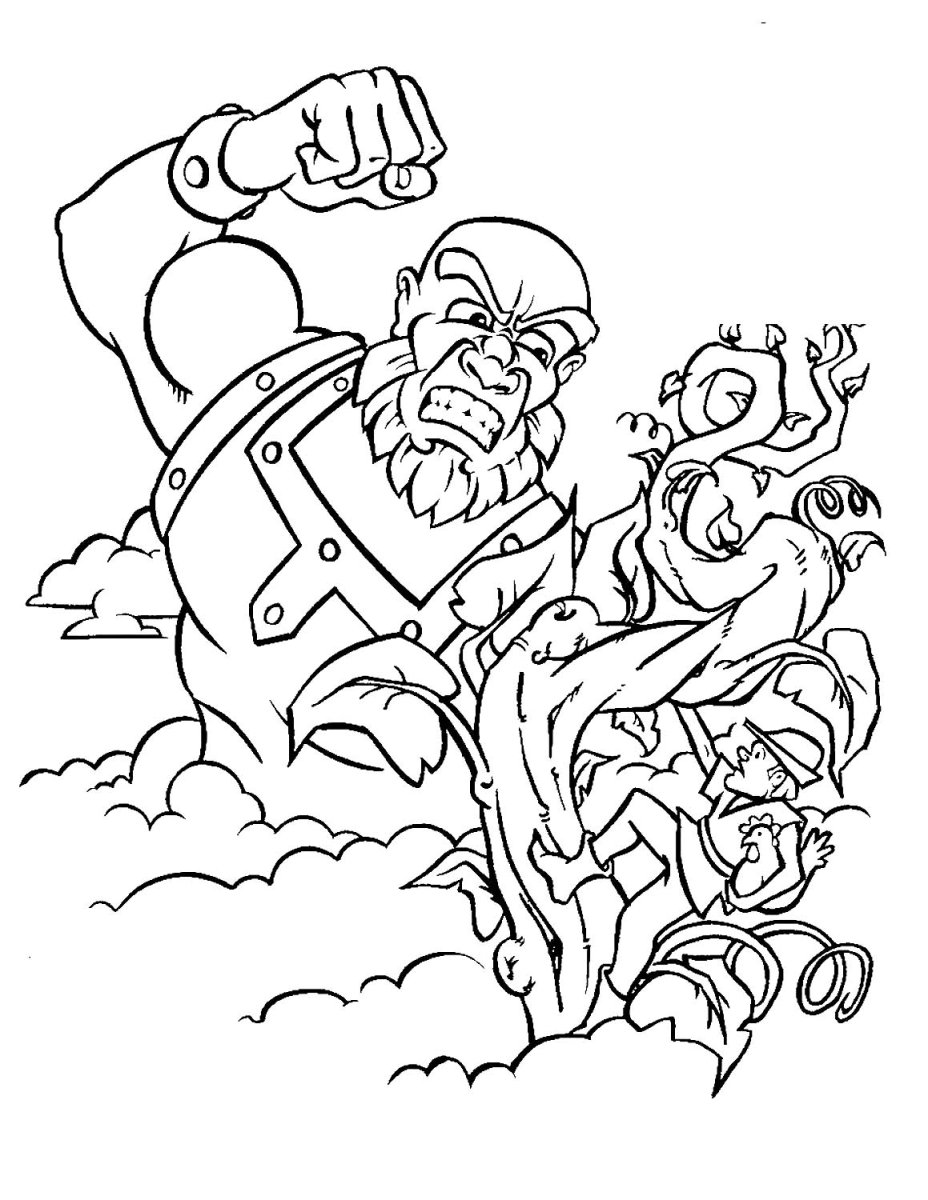 Шрек раскраска