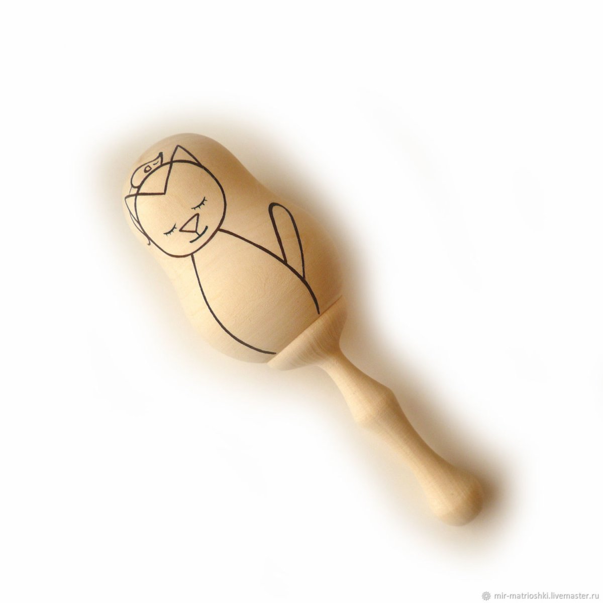 Раскрась маленькие погремушки