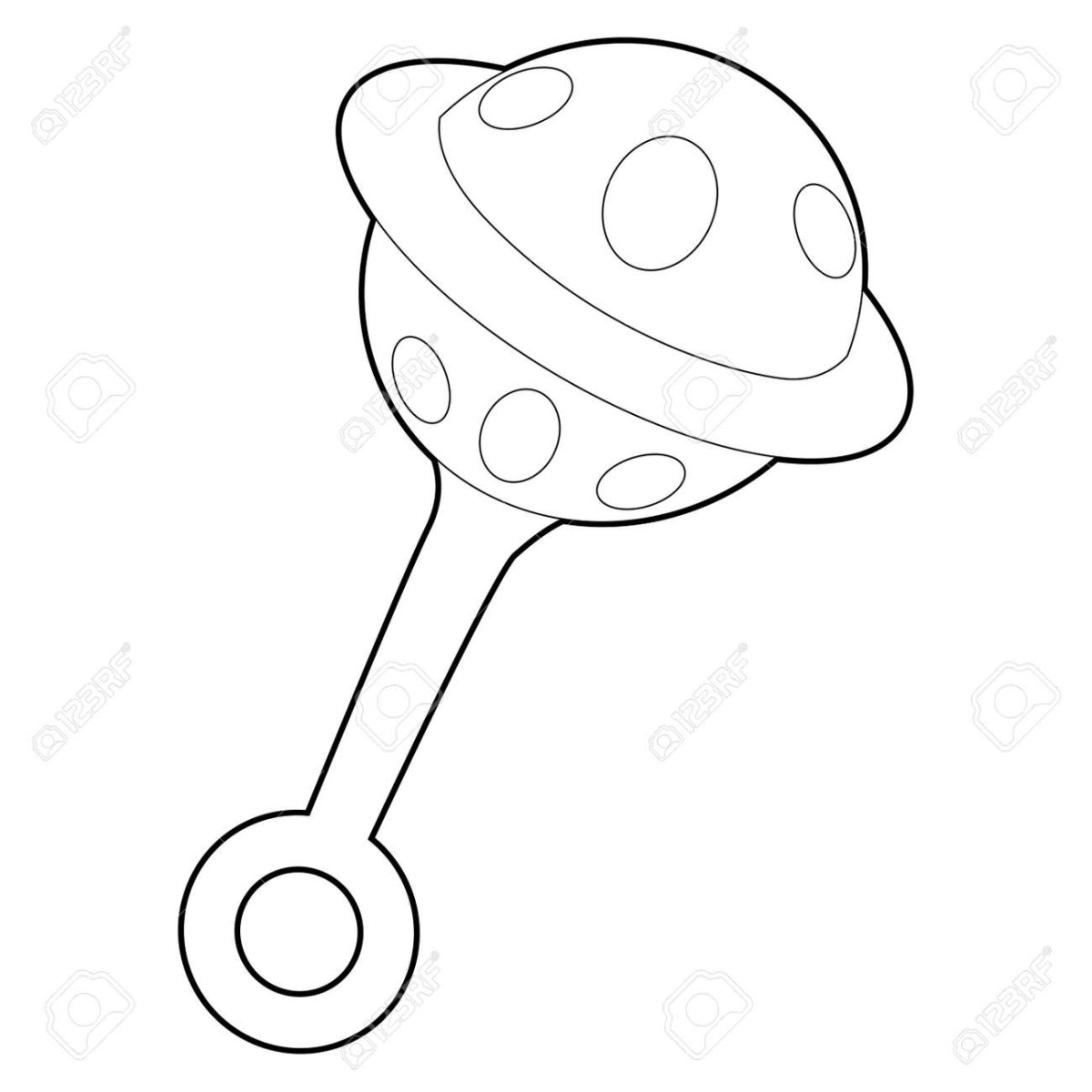 Маракасы раскраска для детей