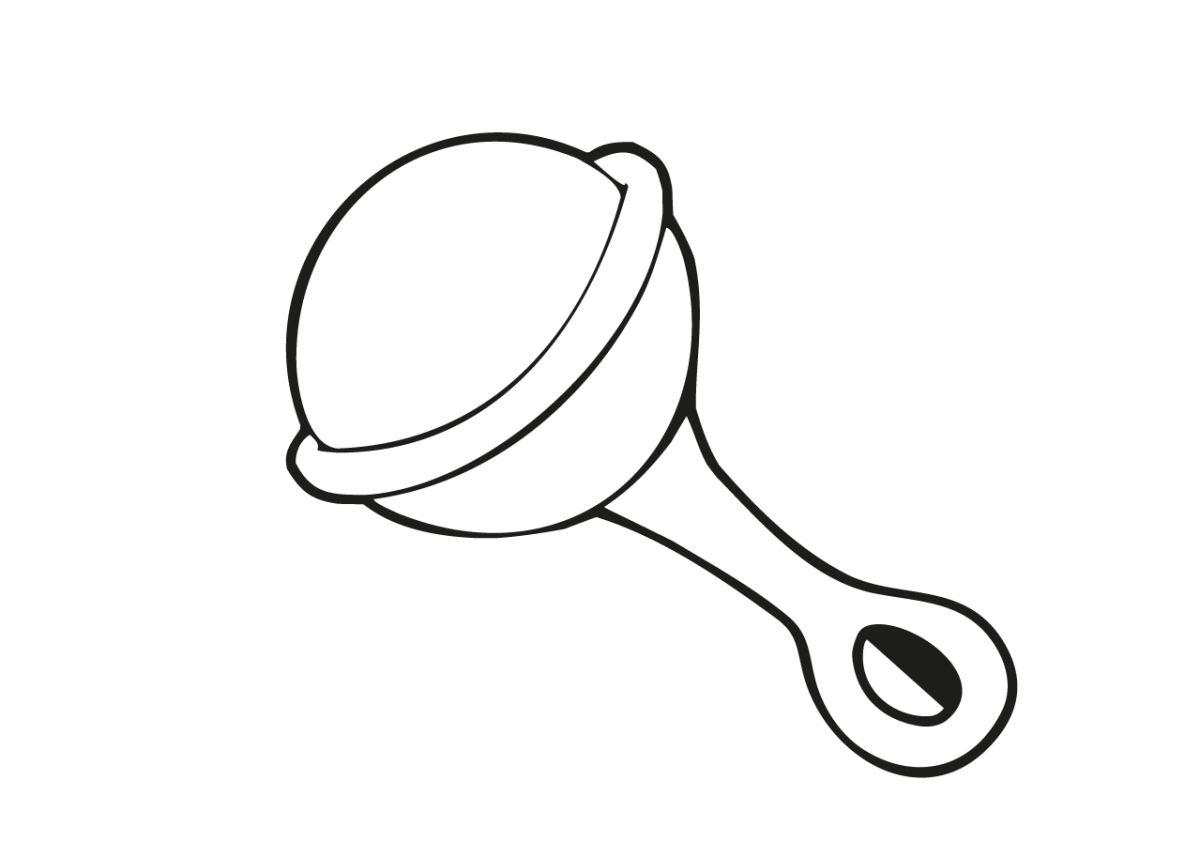 Маракасы музыкальный инструмент раскраска