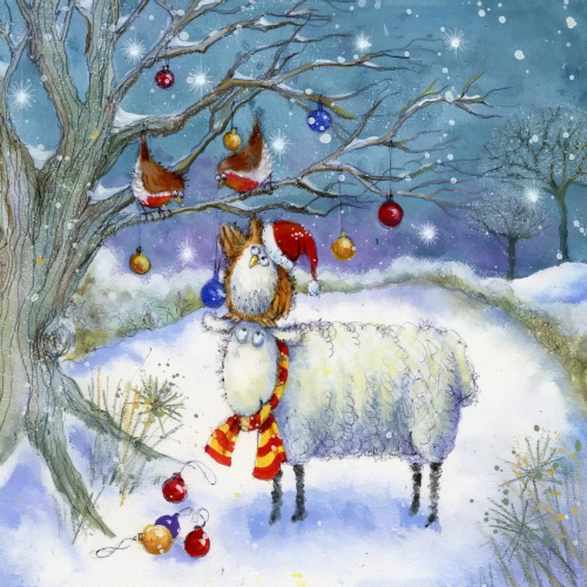 Новогодний пейзаж