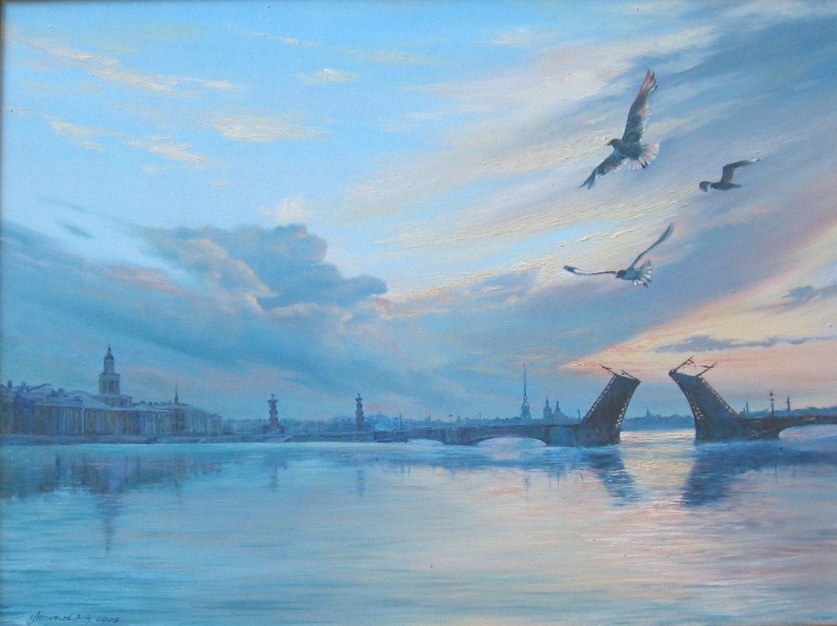 Иллюстрации белые ночи