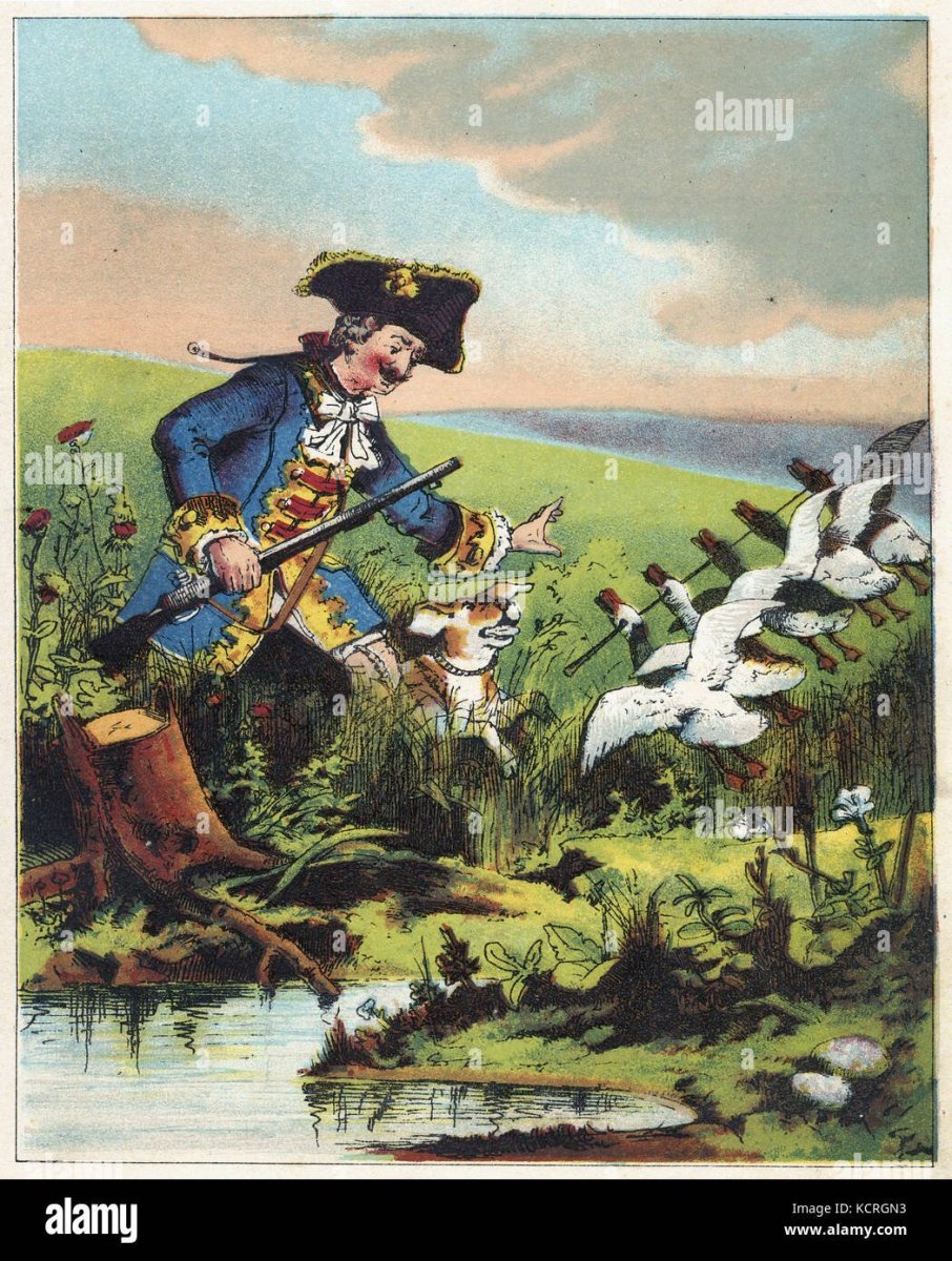 «Приключения барона Мюнхгаузена», Распэ р.а.